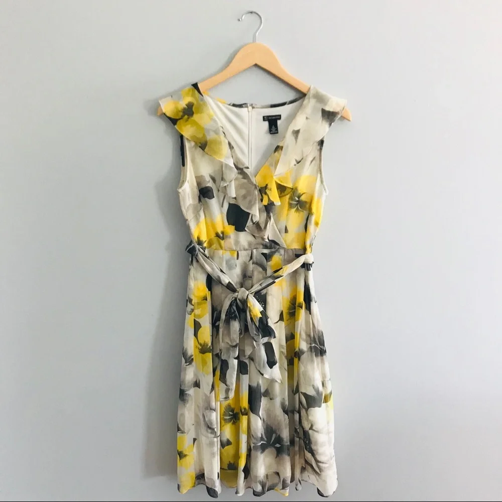 New Directions Dress with Waist Tie - Picture 1 of 7